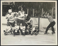 1970's Type 1 Photo by JP Rivest Montreal Forum Larry Robinson Steve Shutt