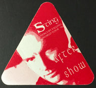 1996 Sting Mercury Falling World Tour Satin Backstage Concert Pass Decal Vtg