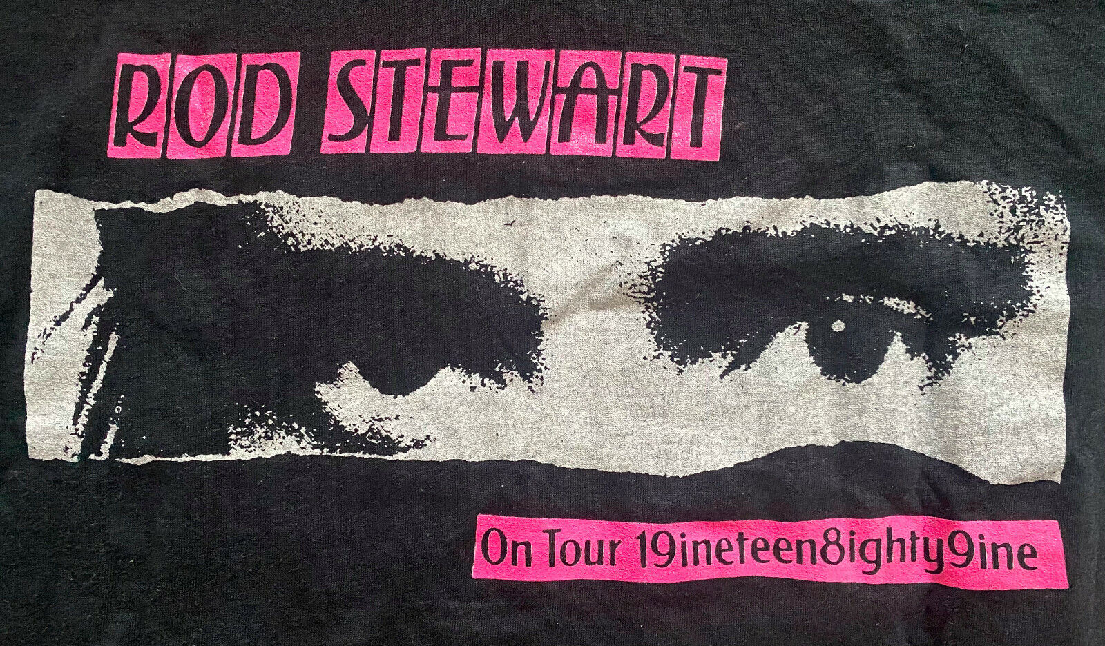 1989 Rod Stewart Out Of Order Tour Vintage Original Concert