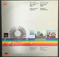 1976 Vintage Montreal Summer Olympics Record Album Official Ceremonies Music Vtg