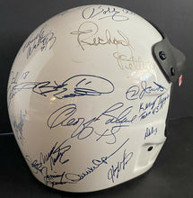 Load image into Gallery viewer, Autographed Simpson Racing Helmet Signed x25 Nascar Legends Petty Andretti
