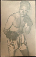 1949 Chuck Davey Exhibit Card Vintage Boxing Photo USA Welterweight