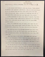 Comic Artist Jim Jones 3 Page Letter 1970's Sounds Effects In Comics Content