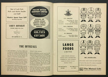 Load image into Gallery viewer, 1964 CFL Football Program Montreal Alouettes vs Hamilton Tiger-Cats Unscored
