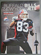 2009 Rogers Centre Toronto NFL Program Buffalo Bills vs New York Jets Lee Evans