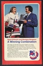 Load image into Gallery viewer, 1975-76 Toronto Toros Media Guide WHA Hockey 4 Autographs Inside Vintage
