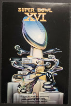 Load image into Gallery viewer, 1982 Super Bowl XVI San Francisco 49ers vs Cincinnati Bengals Postcard NFL
