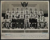 1941-42 Toronto Maple Leafs Stanley Cup Type 1 Turofsky Team Photo Panorama Rare