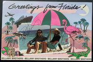The Bellamy Brothers Signed Florida Postcard Country Music Vintage Autographed