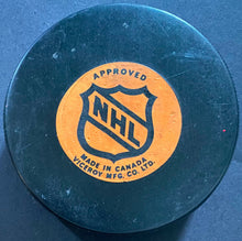 Load image into Gallery viewer, New York Islanders NHL Game Used Viceroy Hockey Puck 1979-83 Vintage Logo
