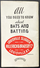 Load image into Gallery viewer, 1936 Louisville Famous Sluggers Vintage Baseball Booklet Lou Gehrig Mel Ott MLB
