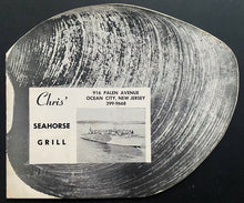 Load image into Gallery viewer, 1950&#39;s Restaurant Menu Chris&#39; Seahorse Grill Photos 7 Boats Tours Fishing +
