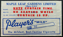 Load image into Gallery viewer, August 17th 1965 Maple Leaf Gardens The Beatles Full Unused Concert Ticket PSA
