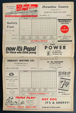 Load image into Gallery viewer, 1964 Maple Leaf Stadium Program + Ticket vs  Jacksonville Suns Baseball Vintage
