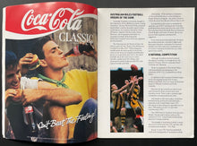 Load image into Gallery viewer, 1989 Fosters Cup AFL Game Program Geelong Cats Melbourne Demons SkyDome
