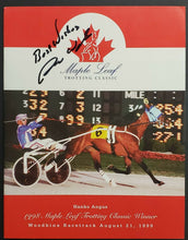 Load image into Gallery viewer, 1999 Woodbine Racetrack Maple Leaf Trotting Classic Program Signed Ron Waples
