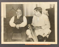 1922 Vintage 1 Original Babe Ruth New York Yankee Press Photo Guns Hunting Maine