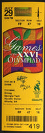 1996 Atlanta Summer Olympics Ticket Diving Georgia Tech Aquatic Center