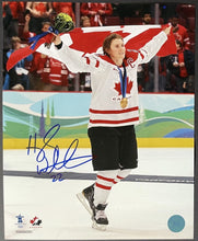 Load image into Gallery viewer, Hayley Wickenheiser Autographed Signed Team Canada Olympic Hockey Photo AJ COA
