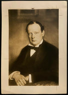 1914 Winston Churchill United Kingdom Politician Prime Minister Vintage Photo