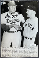1949 Don Newcombe Autographed Photo Brookyln Dodgers Baseball MLB Signed JSA