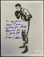 Floyd Patterson Autographed Photo Signed Heavyweight Boxer Boxing Picture JSA