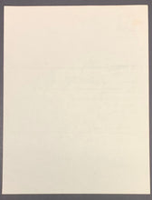 Load image into Gallery viewer, 1971 Original Buffalo Braves Letter NBA Basketball Letterhead Vintage
