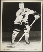 Load image into Gallery viewer, 1963-64 Boston Bruins NHL Hockey Team Issued Tom Williams Type 1 Player Photo
