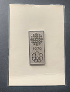 1976 Montreal Olympics Official Canadian Broadcasters Pin CBC Vintage XXI