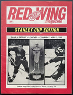 1965 Detroit Olympia NHL Hockey Program Stanley Cup Semi-Final Playoffs Game 1