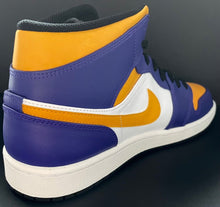 Load image into Gallery viewer, Air Jordan 1 Mid Size 13 Nike Dark Concord  Taxi-White-Black DQ8426-517
