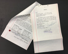 Load image into Gallery viewer, 1959 OHA Jr A Hockey Contract For Marlboro Athletic Club &amp; Brian Conacher Signed
