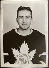 Load image into Gallery viewer, 1942 Vintage NHL Hockey Toronto Maple Leafs Defenseman Jack Church Photo Stamped
