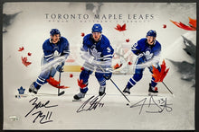 Load image into Gallery viewer, Toronto Maple Leafs Auston Matthews Autographed Signed Poster Fanatics Holo NHL
