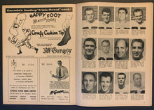 Load image into Gallery viewer, 1955 CFL Football Civic Stadium Program Hamilton Tiger Cats vs Toronto Argonauts

