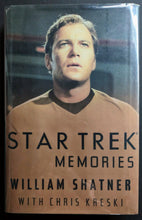 Load image into Gallery viewer, 1993 William Shatner Signed First Edition Star Trek Memories Autographed JSA
