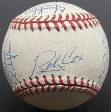 Load image into Gallery viewer, 1997 Atlanta Braves Team Signed Rawlings Baseball 23 Autos Maddux Smoltz JSA LOA
