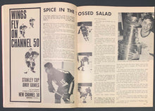 Load image into Gallery viewer, 1965 Detroit Olympia Game 1 Stanley Cup Semi-Final Program Red Wings NHL Hockey
