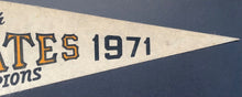 Load image into Gallery viewer, 1971 Pittsburgh Pirates World Series Champion Roster Scroll Pennant MLB Baseball
