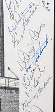 Load image into Gallery viewer, Maple Leaf Gardens Print Autographed Signed by 25+ Hockey HOFers Toronto NHL VTG
