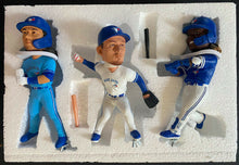 Load image into Gallery viewer, Toronto Blue Jays Bobblehead Trio Player Bobble Guerrero Jr &amp; Biggio &amp; Bichette
