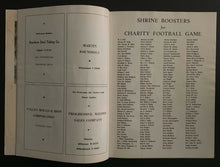 Load image into Gallery viewer, 1959 Briggs Stadium Moslem Temple 1st Annual Charity Football Game Program Rare
