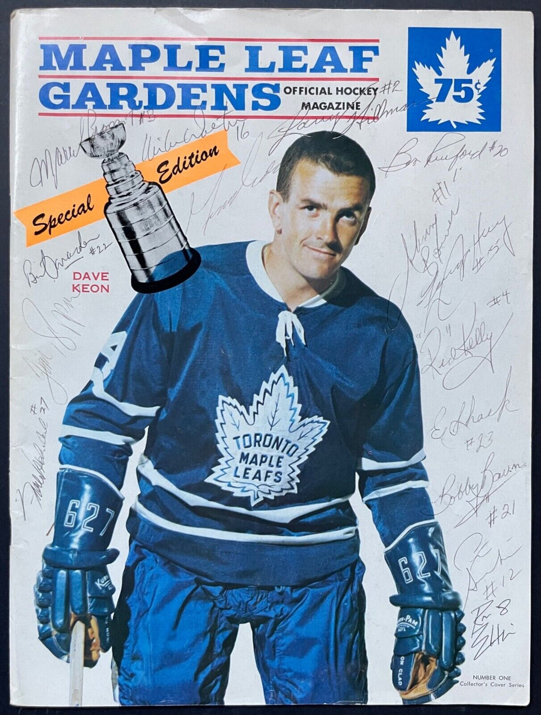 1967 Stanley Cup Finals Game 6 Autographed Signed Program Toronto Maple Leafs