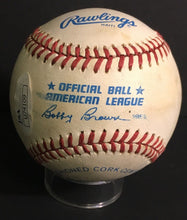 Load image into Gallery viewer, Jim Kelly Autographed Baseball American League Rawlings Football Bills JSA
