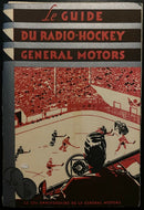 1933-34 General Motors NHL Hockey Guide Rare Montreal Canadiens Version Vintage