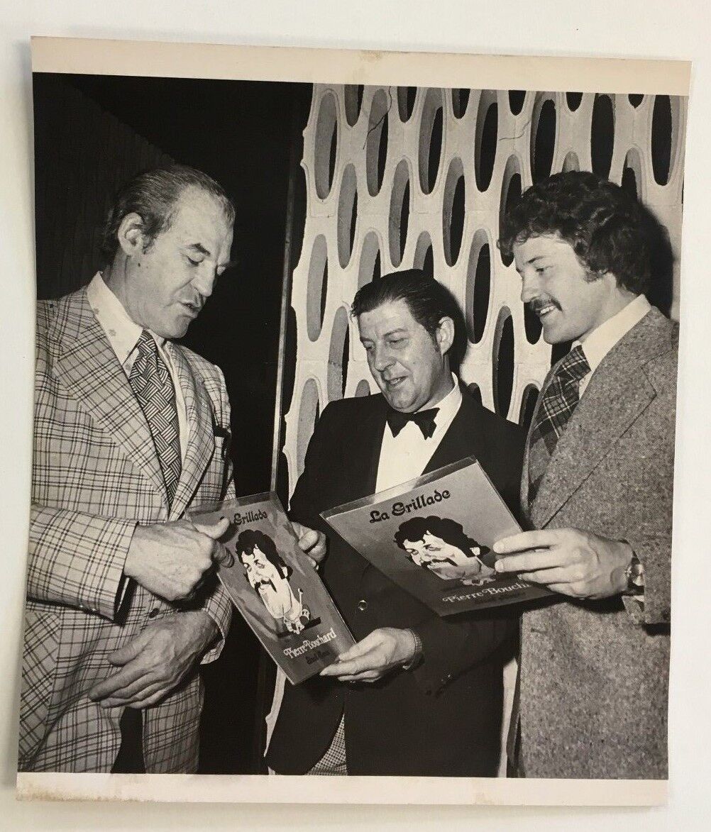 1970 Press Photo Montreal Canadien Hockey Players Pierre Bouchard NHL