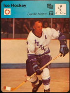 1977 NHL Hockey Editions Rencontre Lausanne Card Houston Aeros Gordie Howe