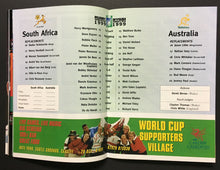 Load image into Gallery viewer, 1999 Rugby World Cup Program Semi Final South Africa v Australia Vintage
