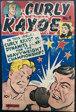 Load image into Gallery viewer, 1946 Rare Original Vintage Curly Kayou No. 4 Boxing Comic Book
