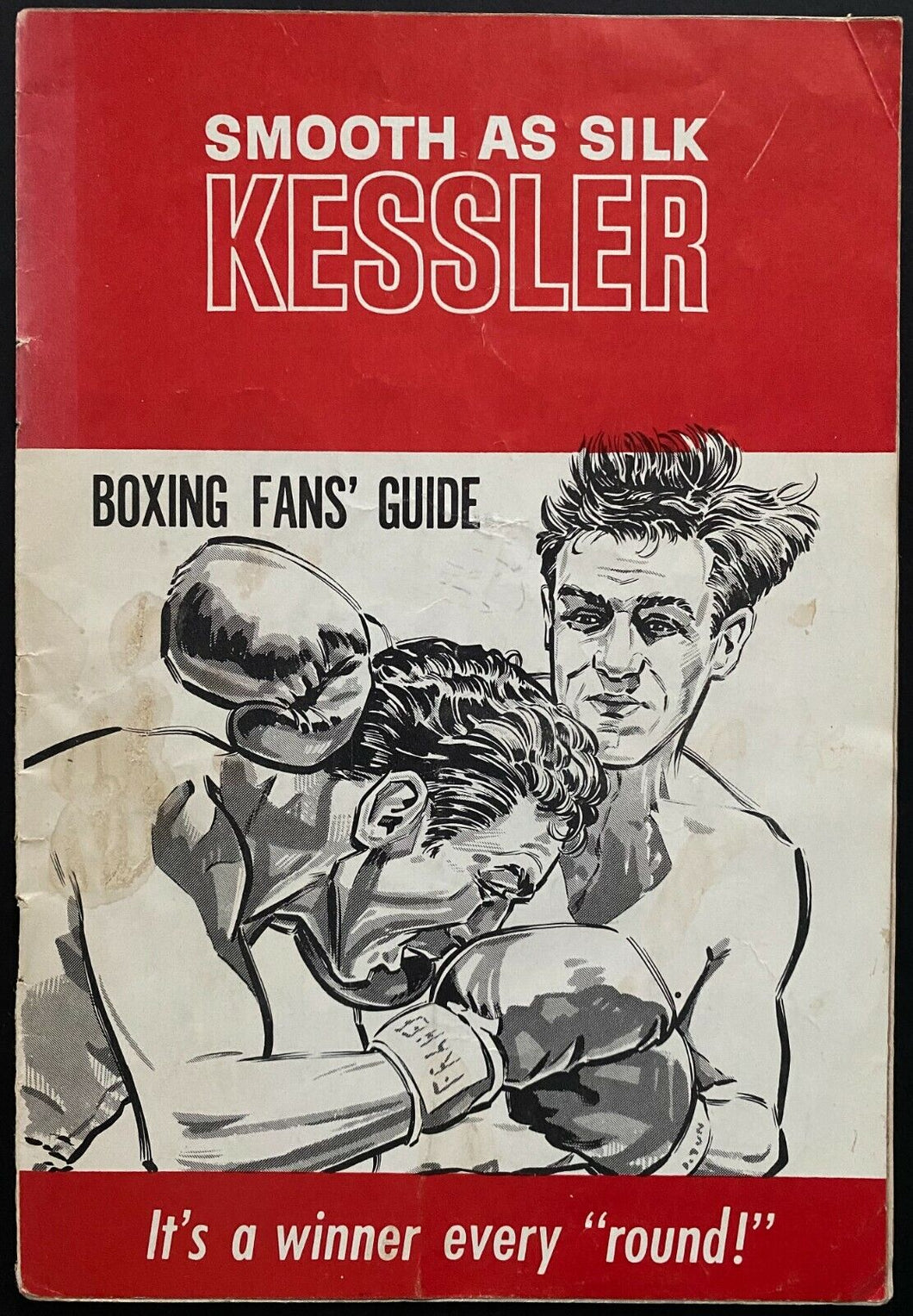 1960 Smooth As Silk Kessler Boxing Fan's Guide Book Complete Kessler